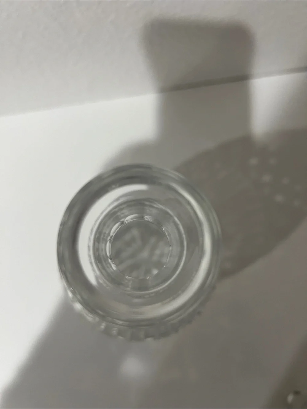 Cut Crystal Decanter - Clear Glass Home Accent